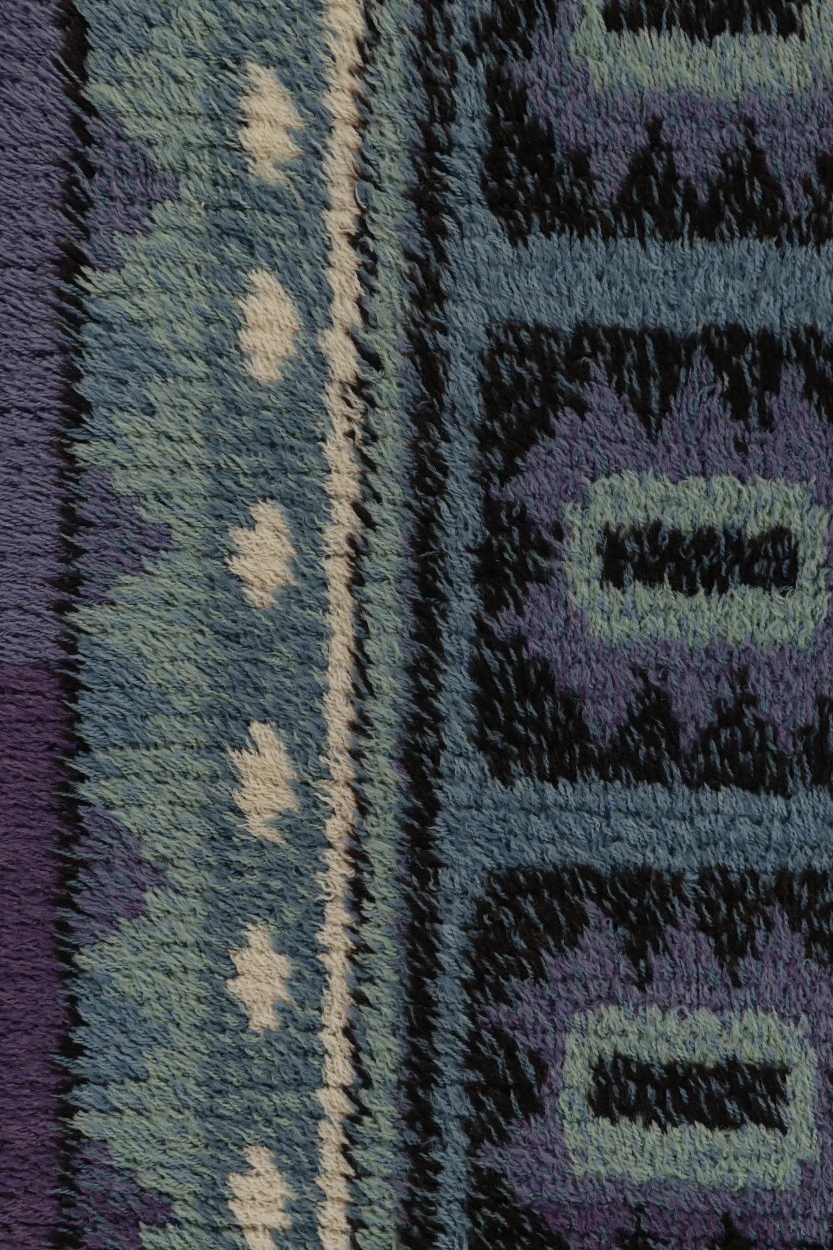 Vintage Swedish Geometric Runner