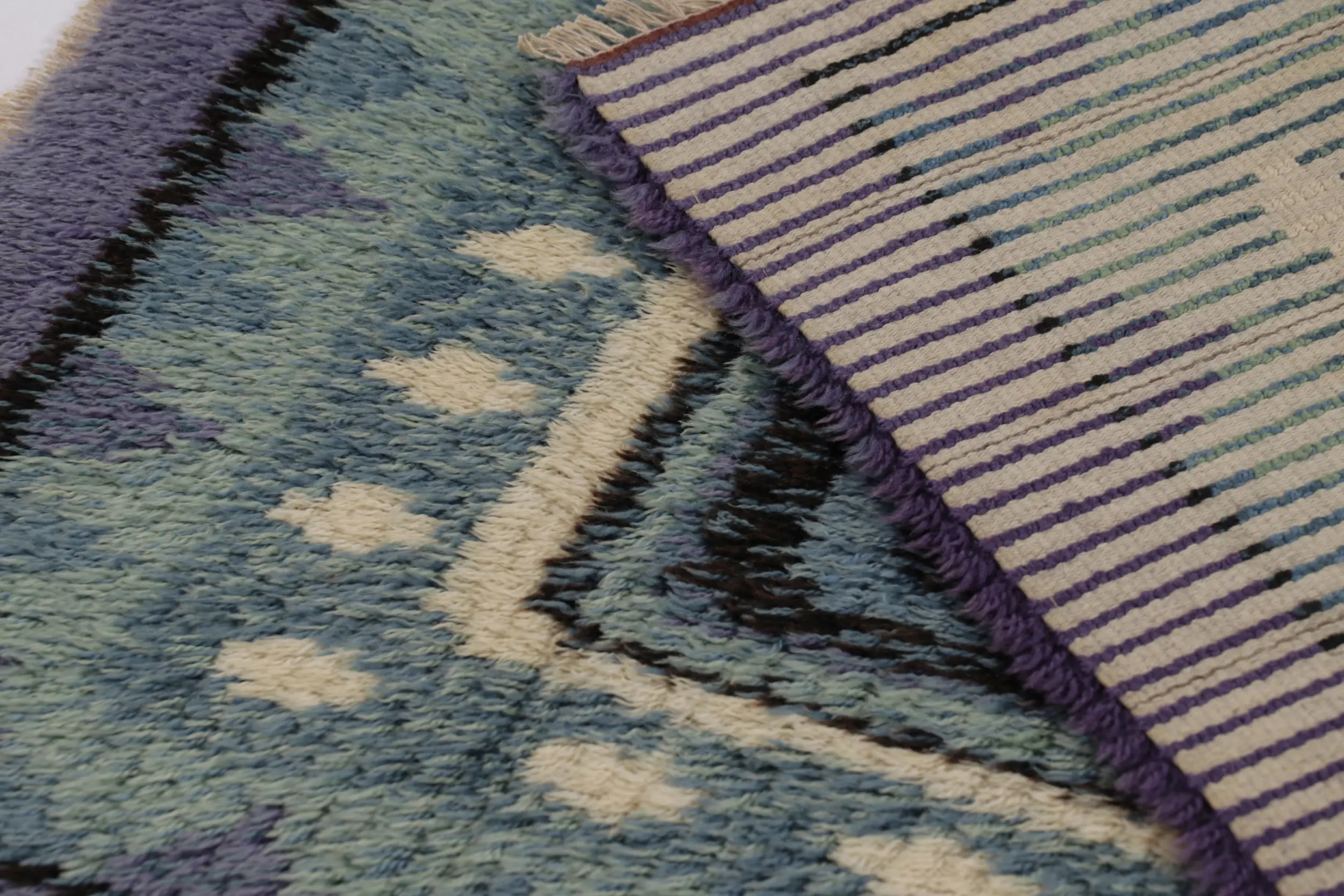 Vintage Swedish Geometric Runner