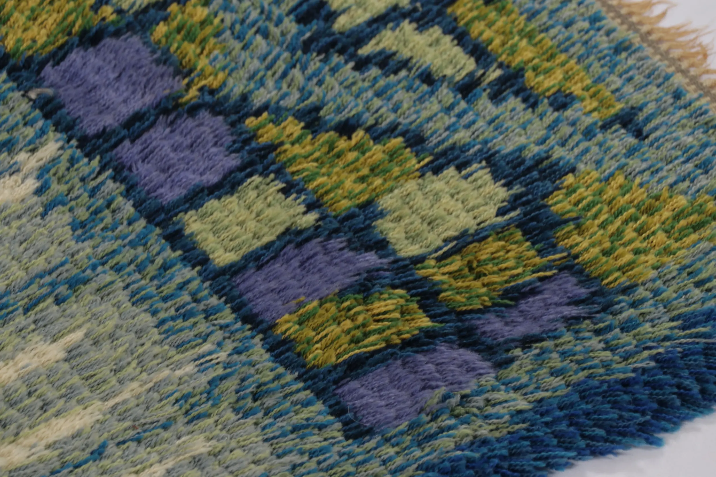 Vintage Swedish Abstract Runner