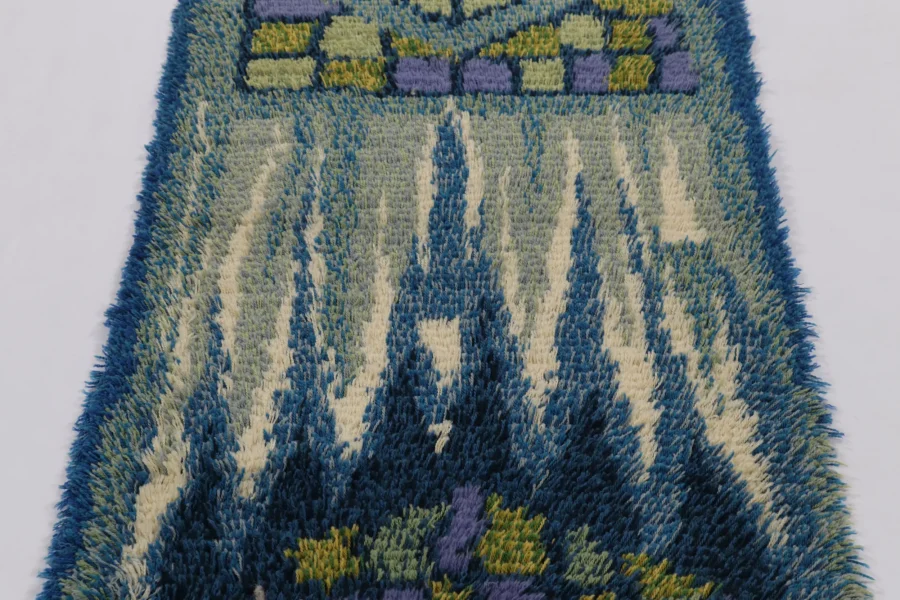 Vintage Swedish Abstract Runner