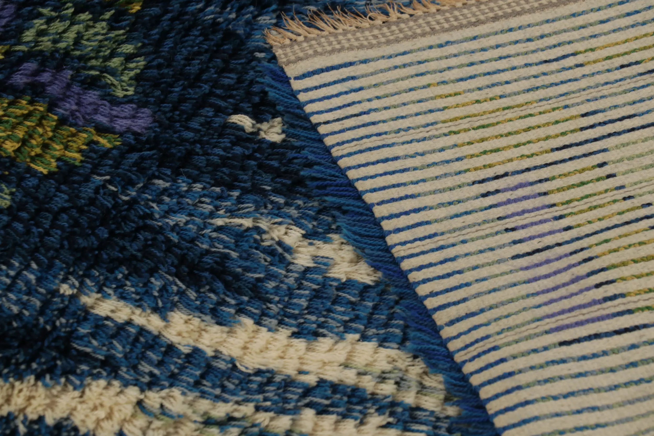 Vintage Swedish Abstract Runner