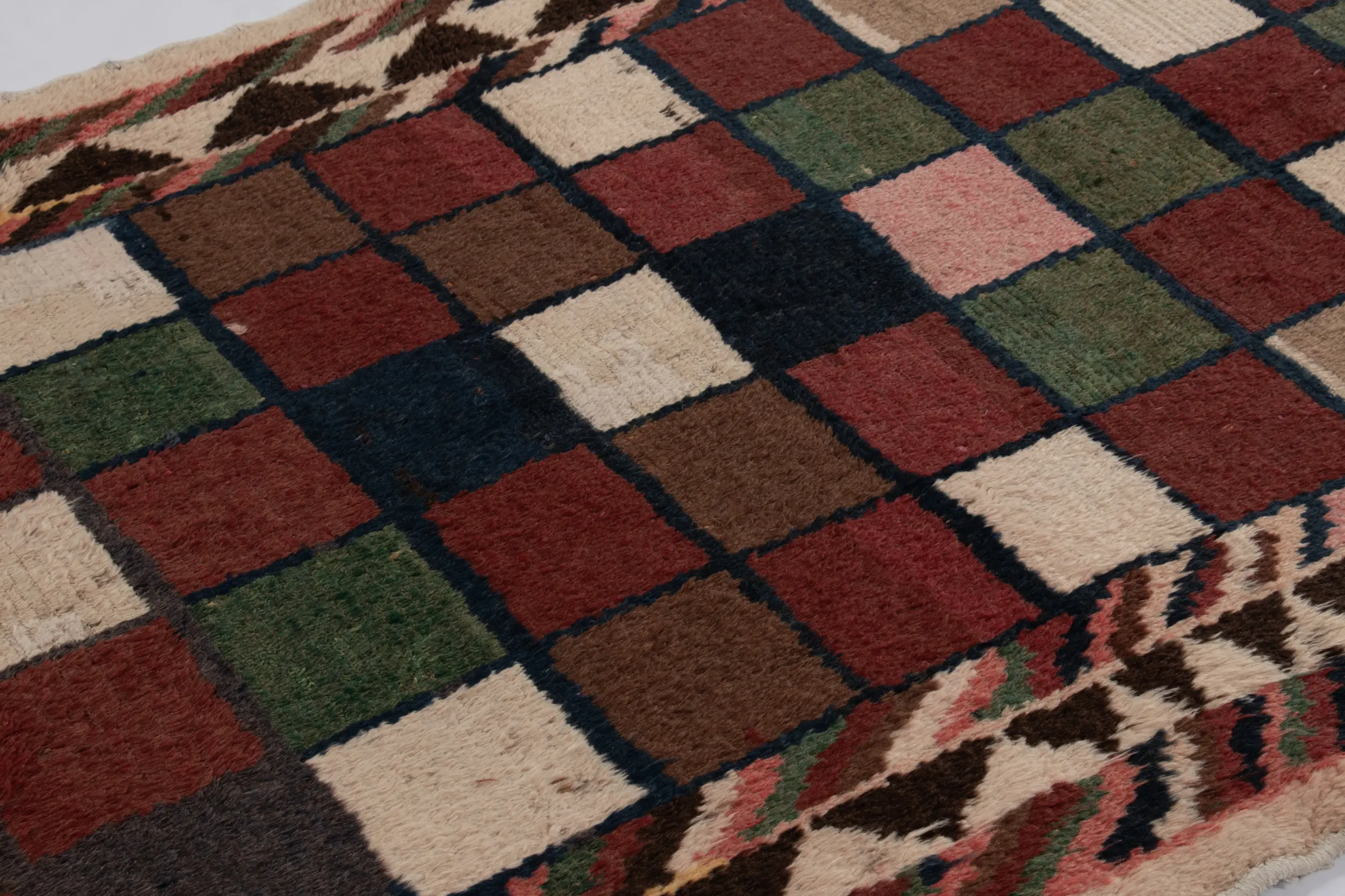 Vintage Swedish Rya Rug