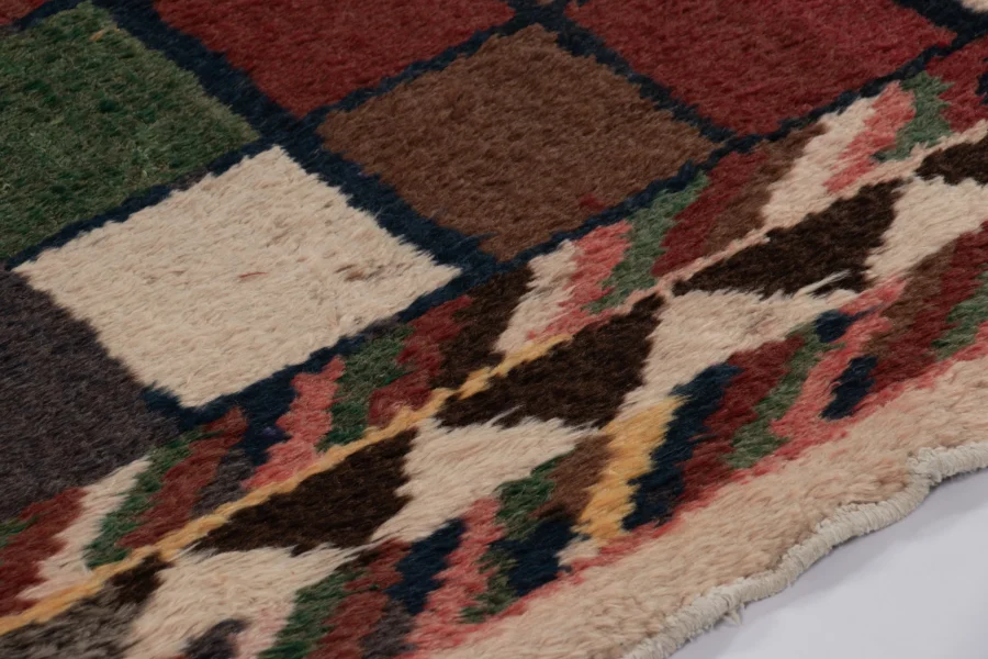 Vintage Swedish Rya Rug