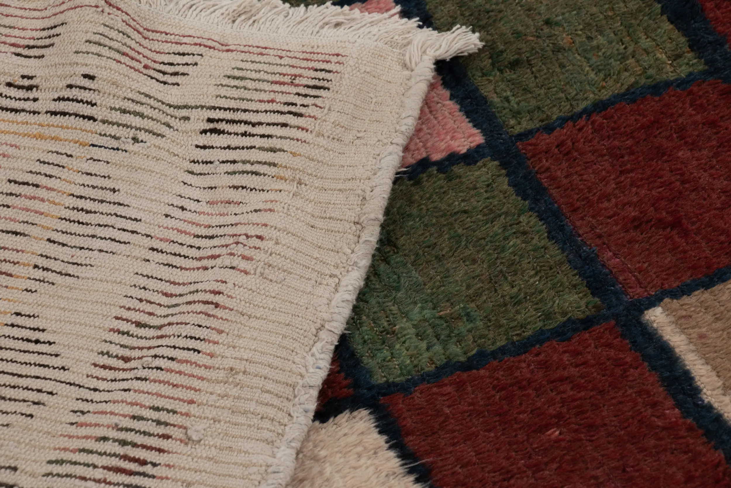 Vintage Swedish Rya Rug