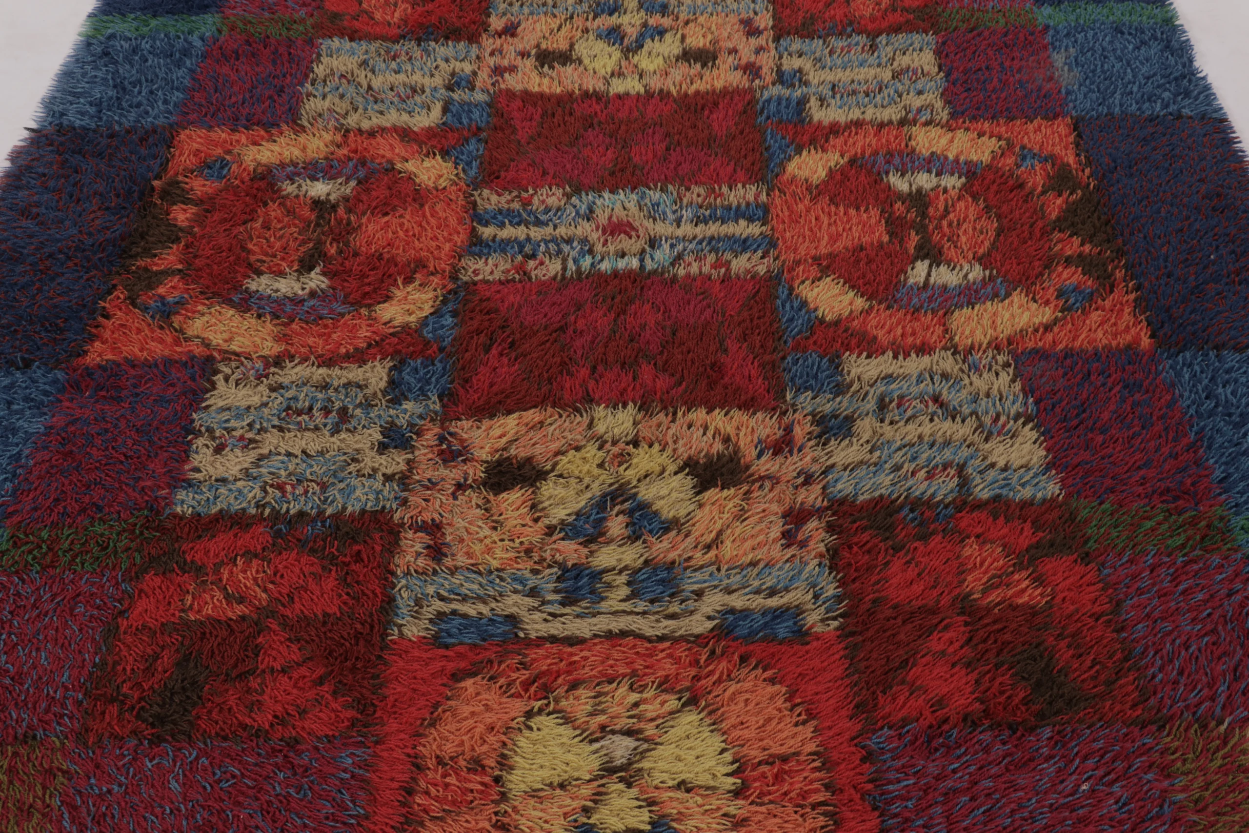 Vintage Swedish Rya Rug