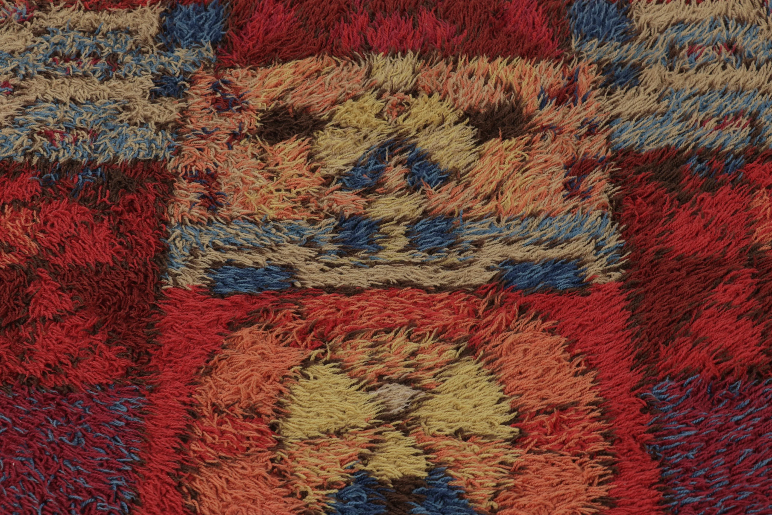 Vintage Swedish Rya Rug