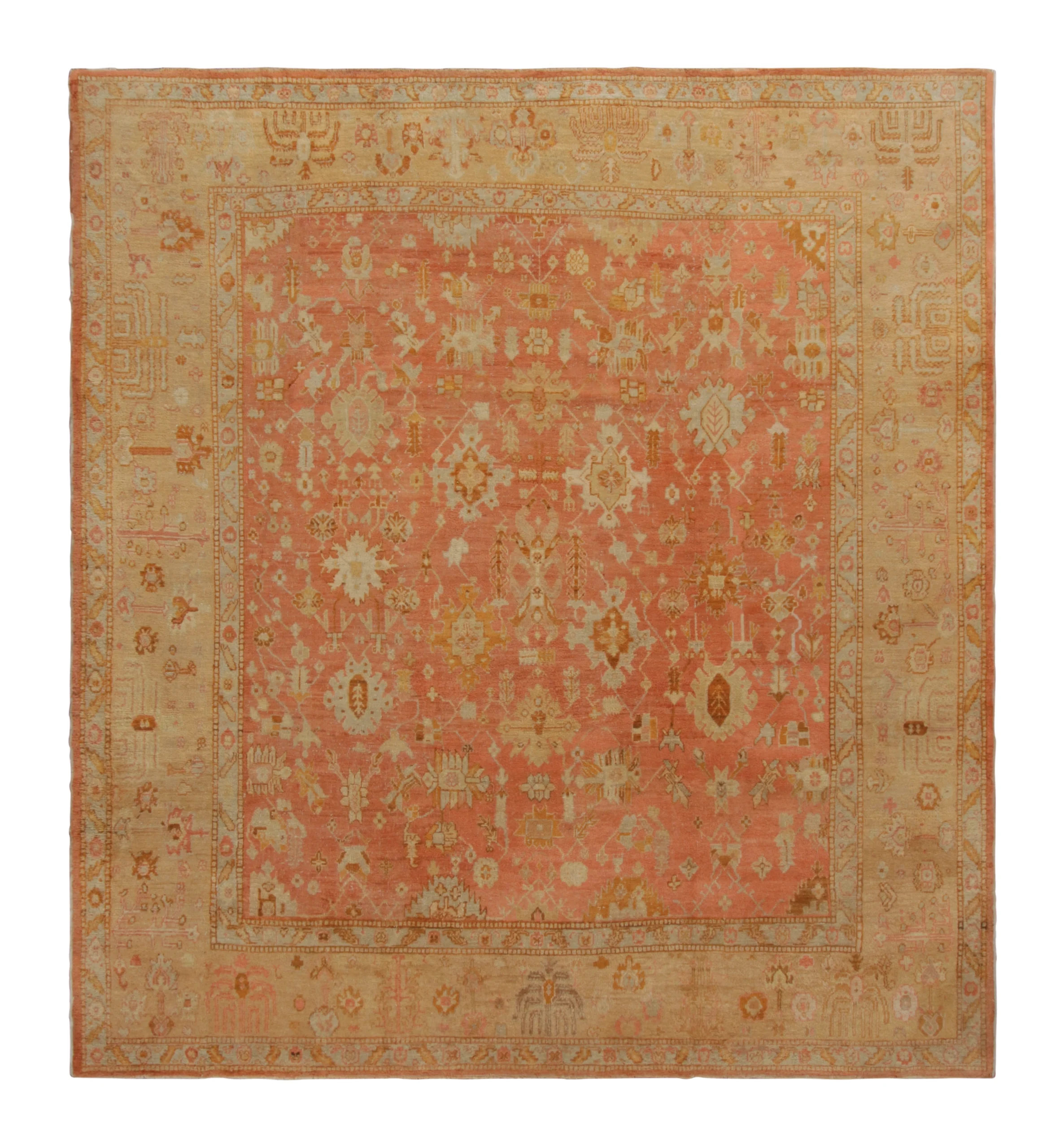 Antique Oushak Rug