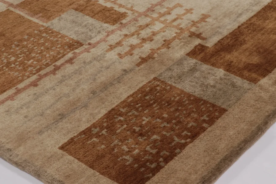 French Art Deco Geometric Rug