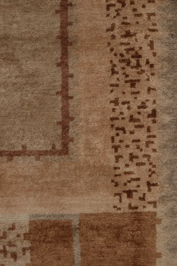 French Art Deco Geometric Rug