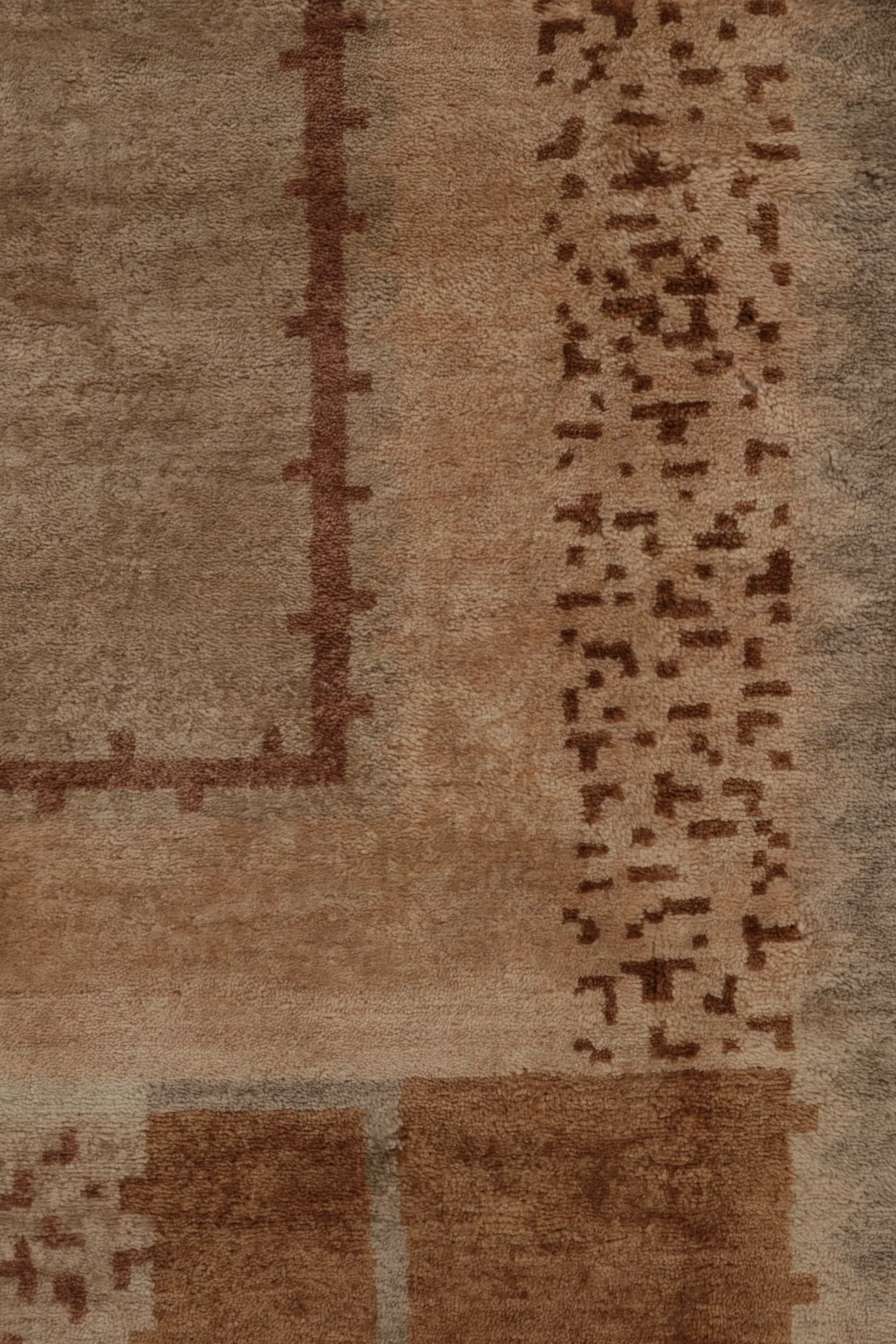 French Art Deco Geometric Rug