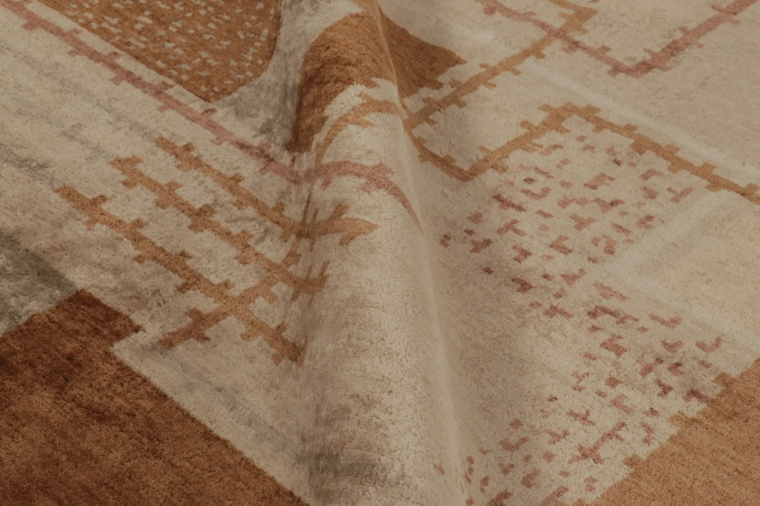 French Art Deco Geometric Rug