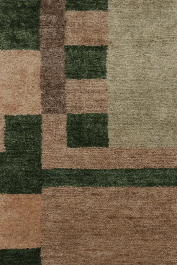 French Art Deco Square Rug