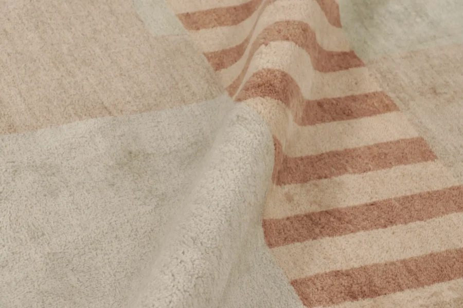 French Art Deco Square Rug