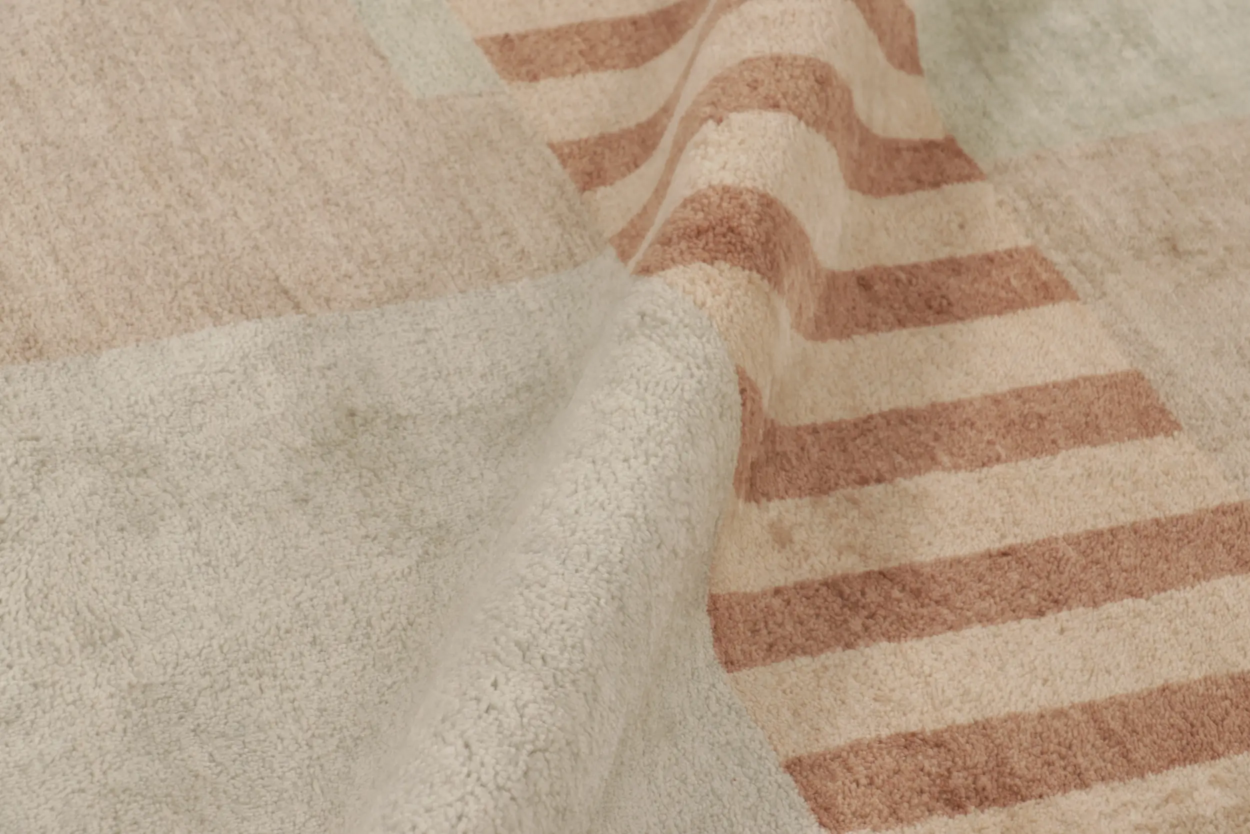 French Art Deco Square Rug