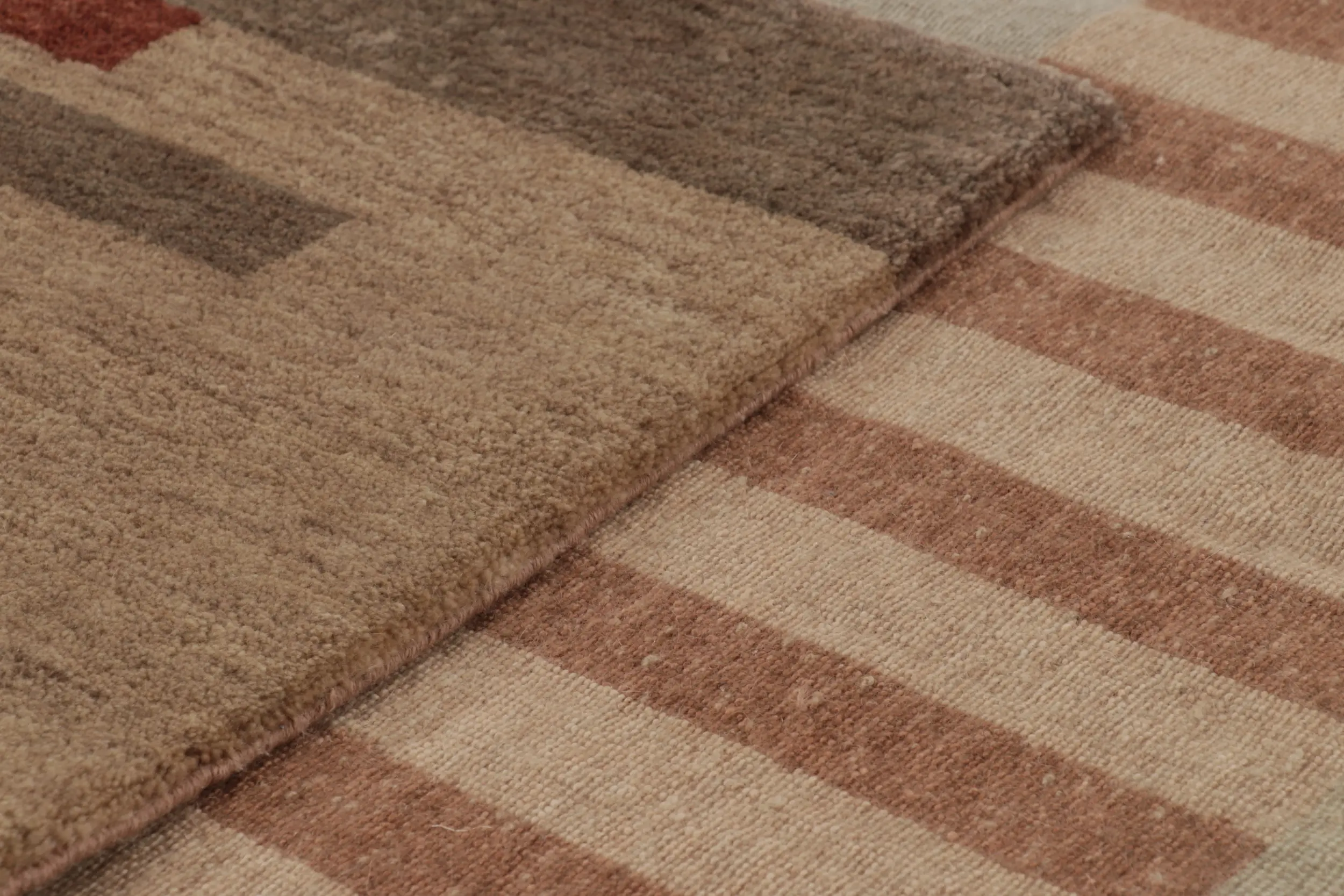 French Art Deco Square Rug