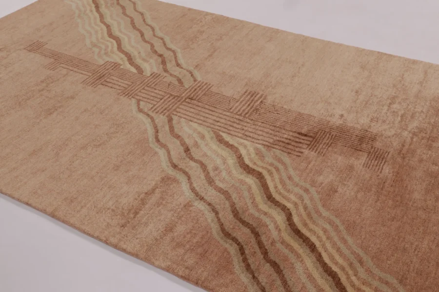 French Art Deco Geometric Rug