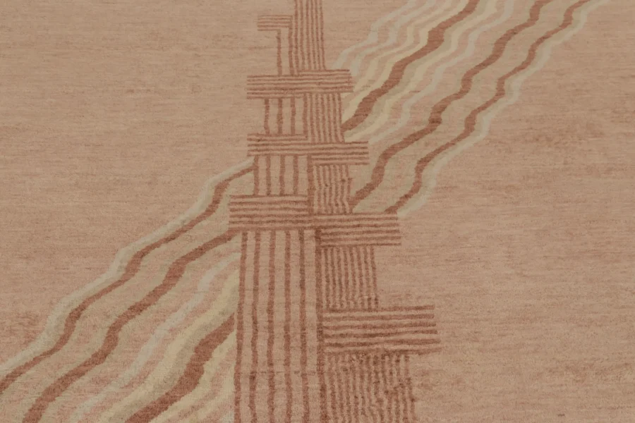 French Art Deco Geometric Rug
