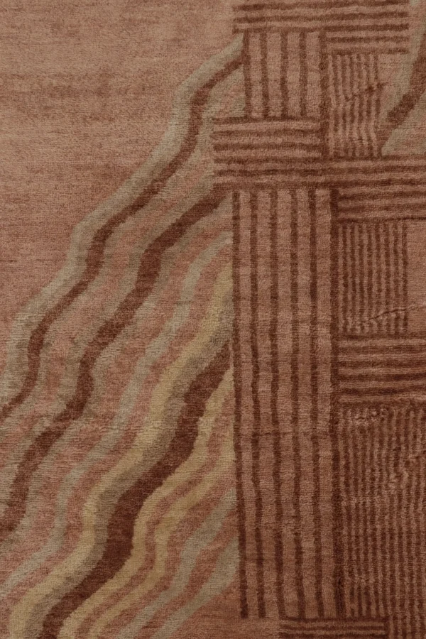 French Art Deco Geometric Rug