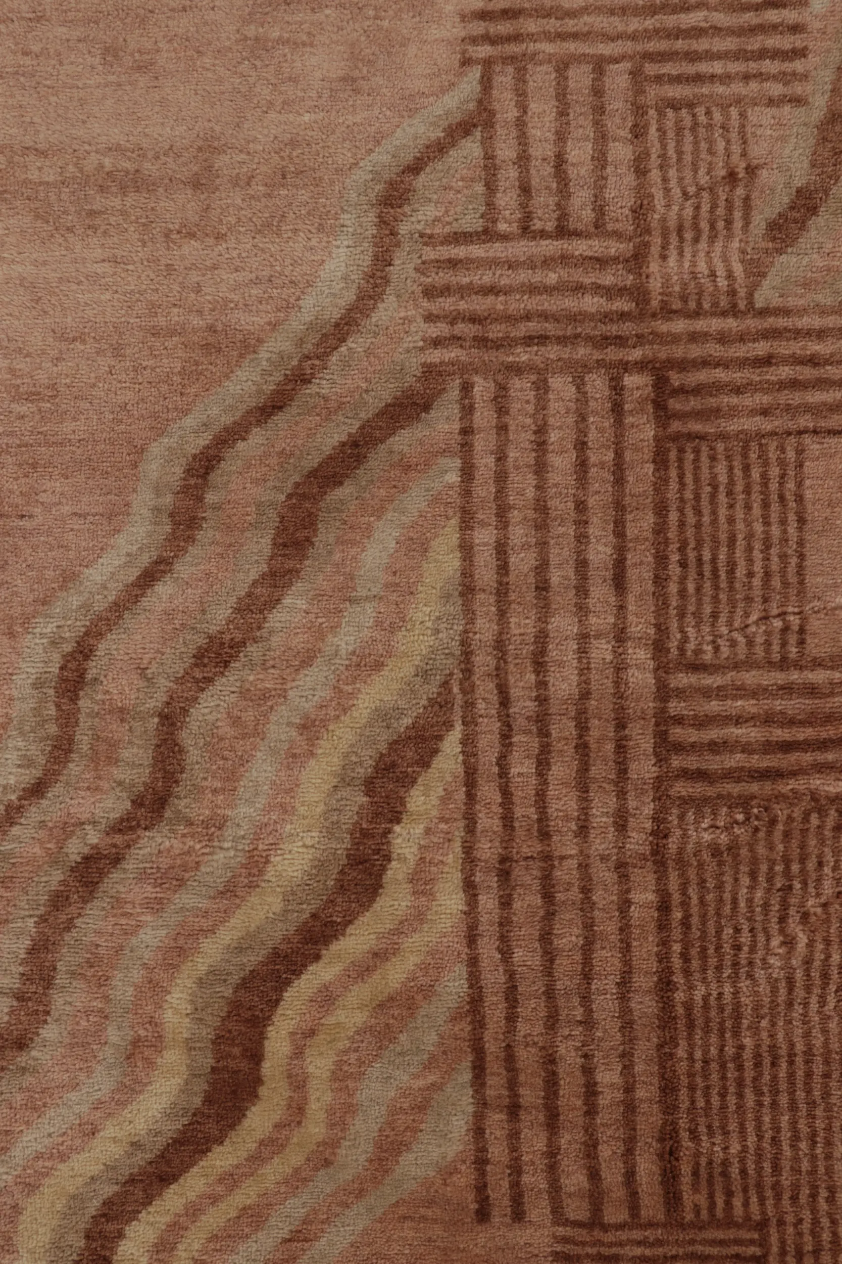 French Art Deco Geometric Rug