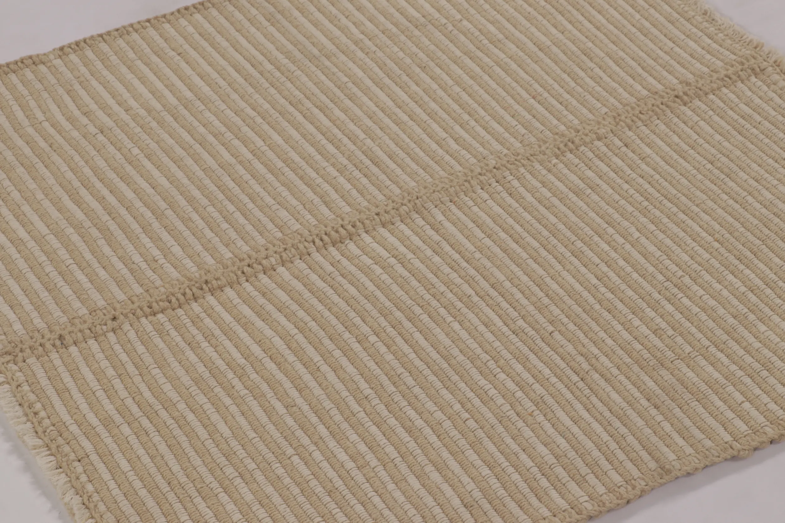 Striped Kilim Square Rug