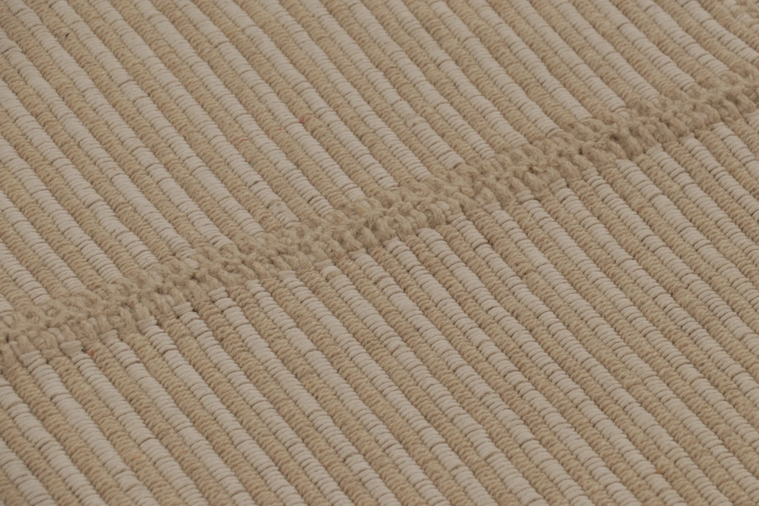 Striped Kilim Square Rug