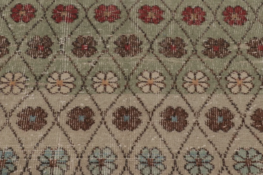 Vintage Turkish Distressed Rug