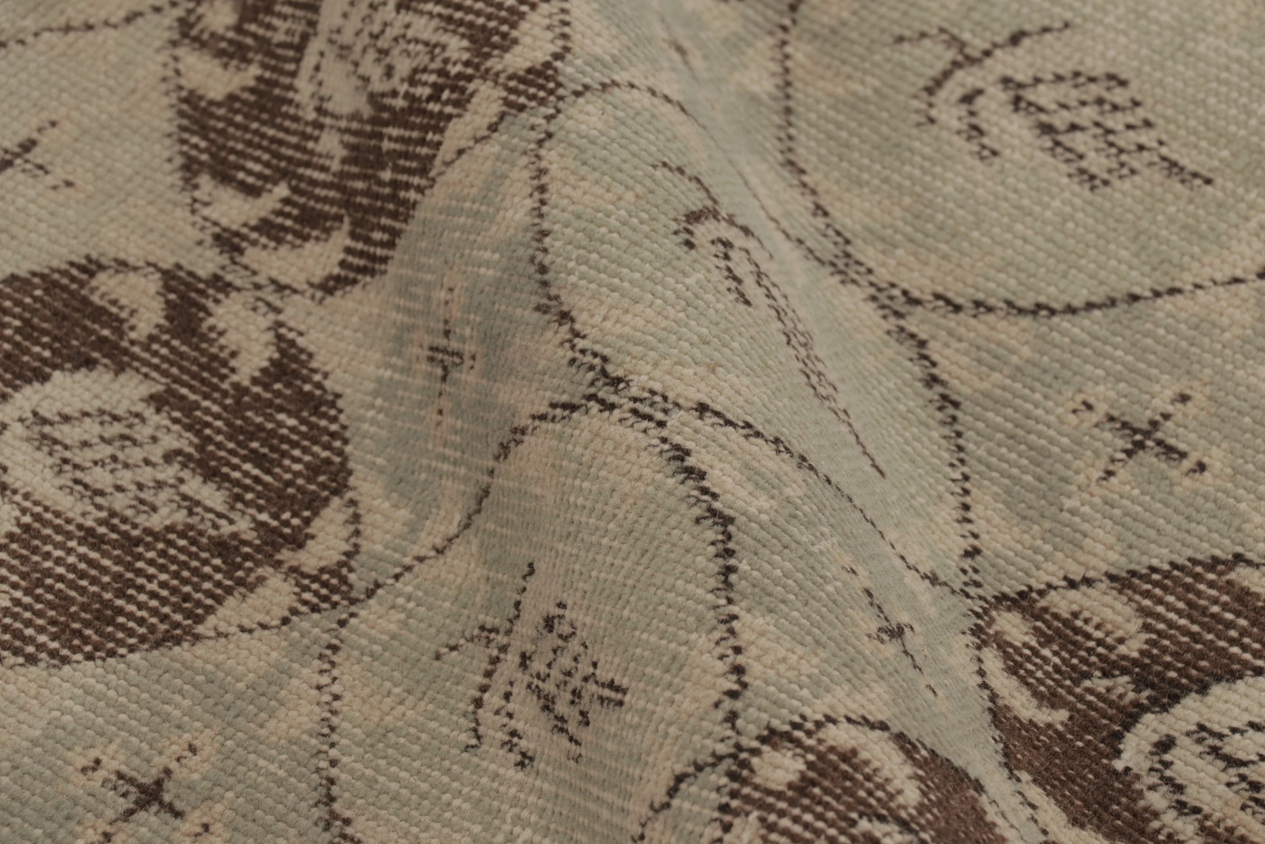 Vintage Turkish Distressed Runner Rug