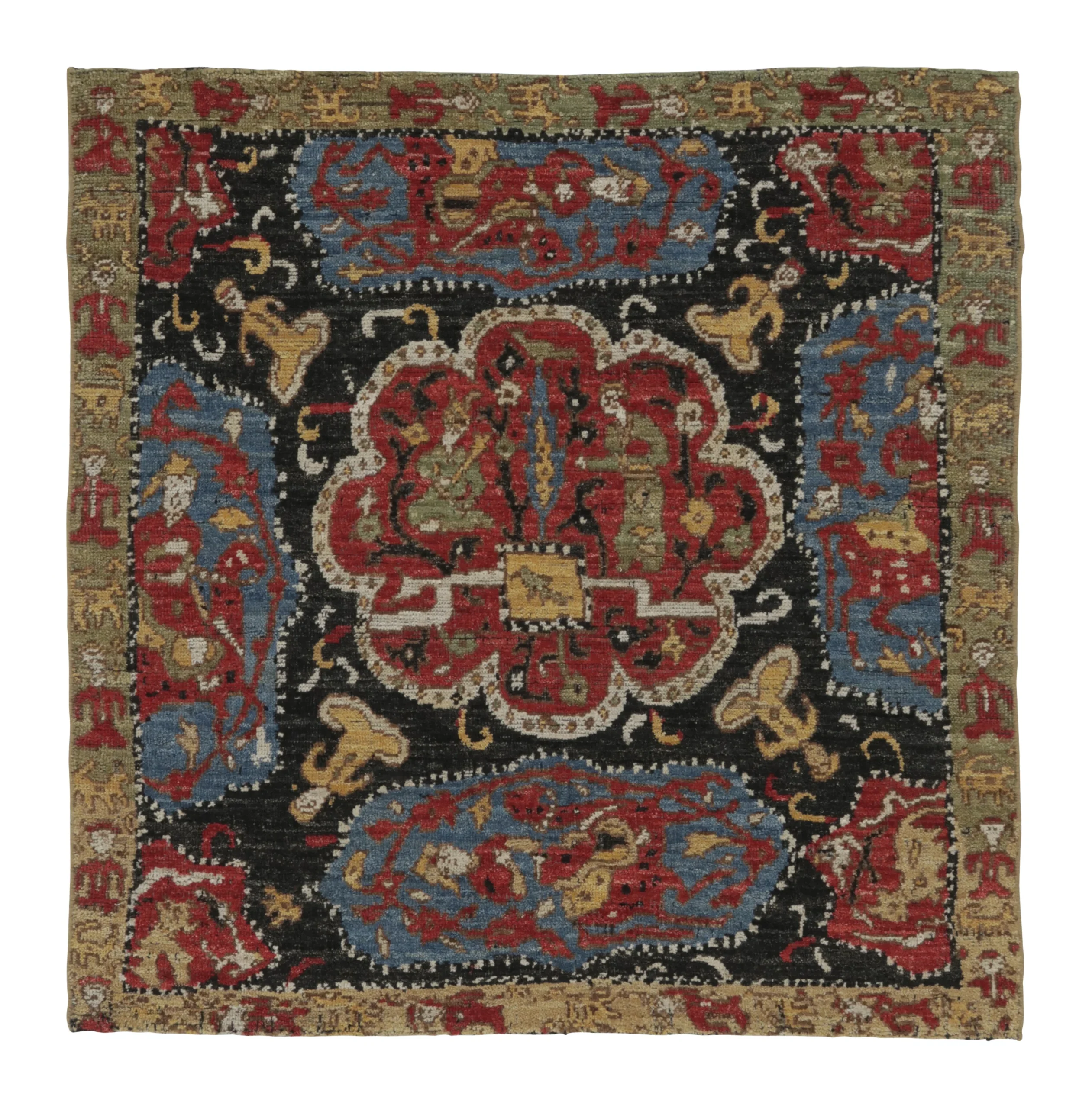 Burano Geometric Circle Rug