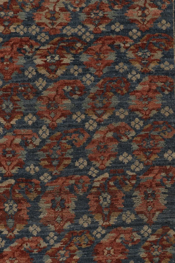 Rug & Kilim’s Zeychour Rug in Deep Red and Blue Florals