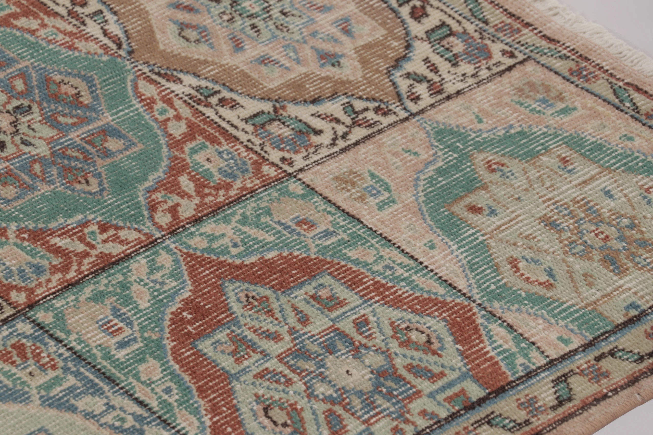 Vintage Turkish Distressed Rug