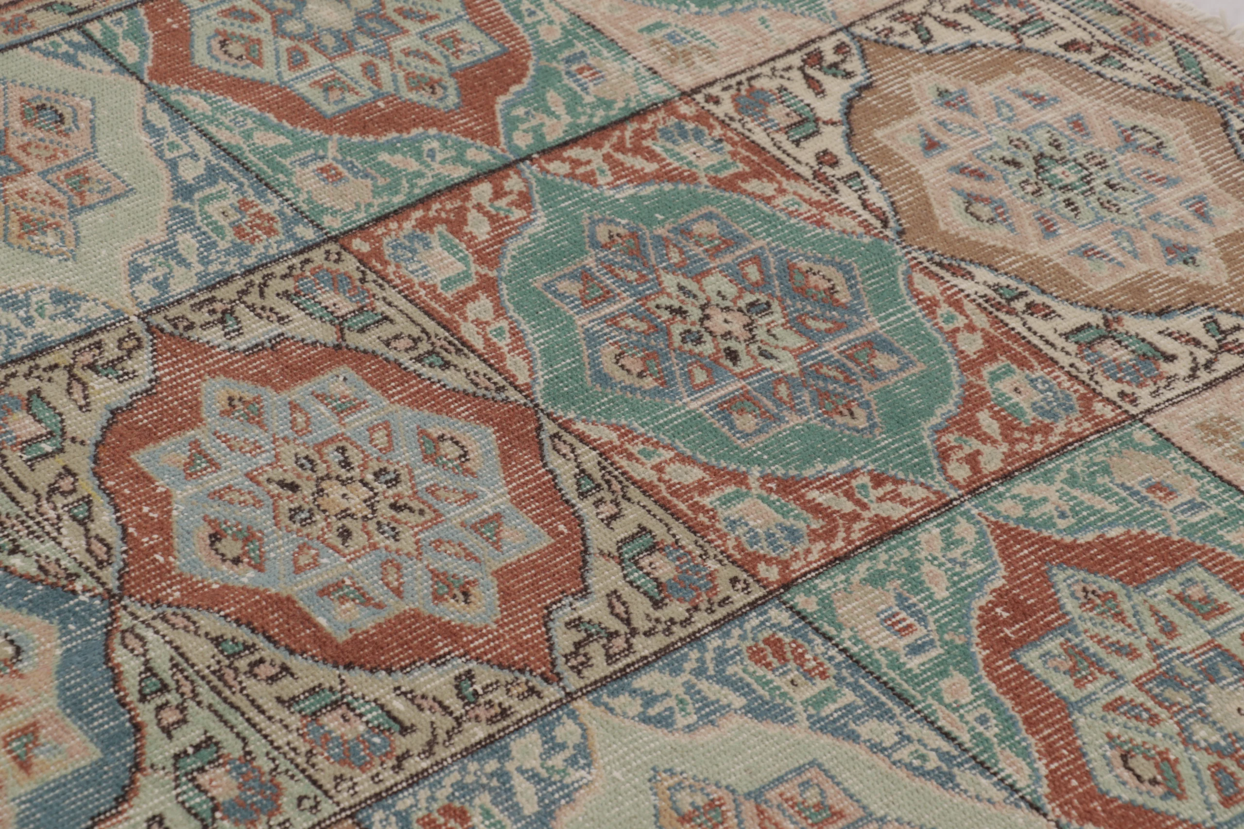 Vintage Turkish Distressed Rug