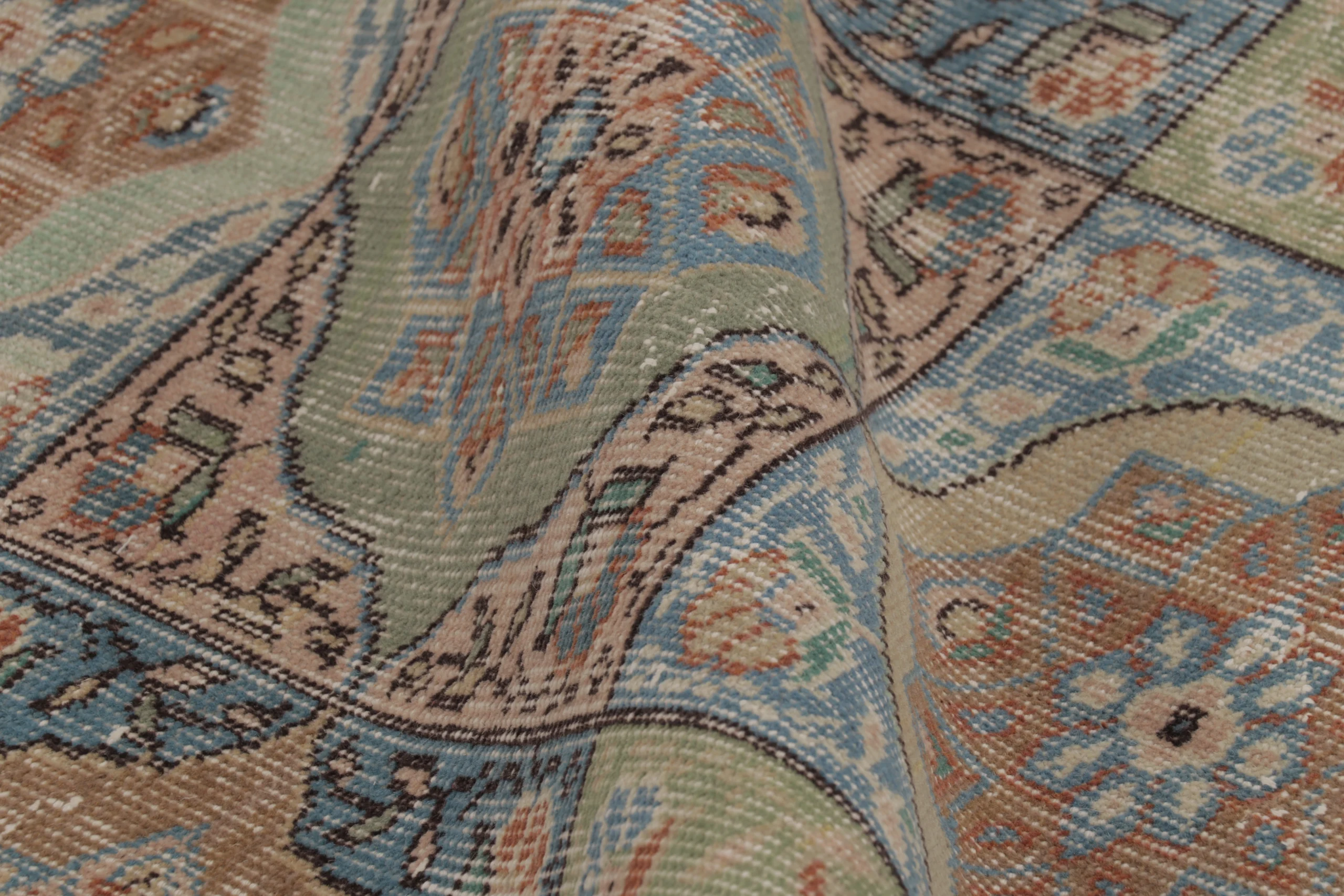 Vintage Turkish Distressed Rug