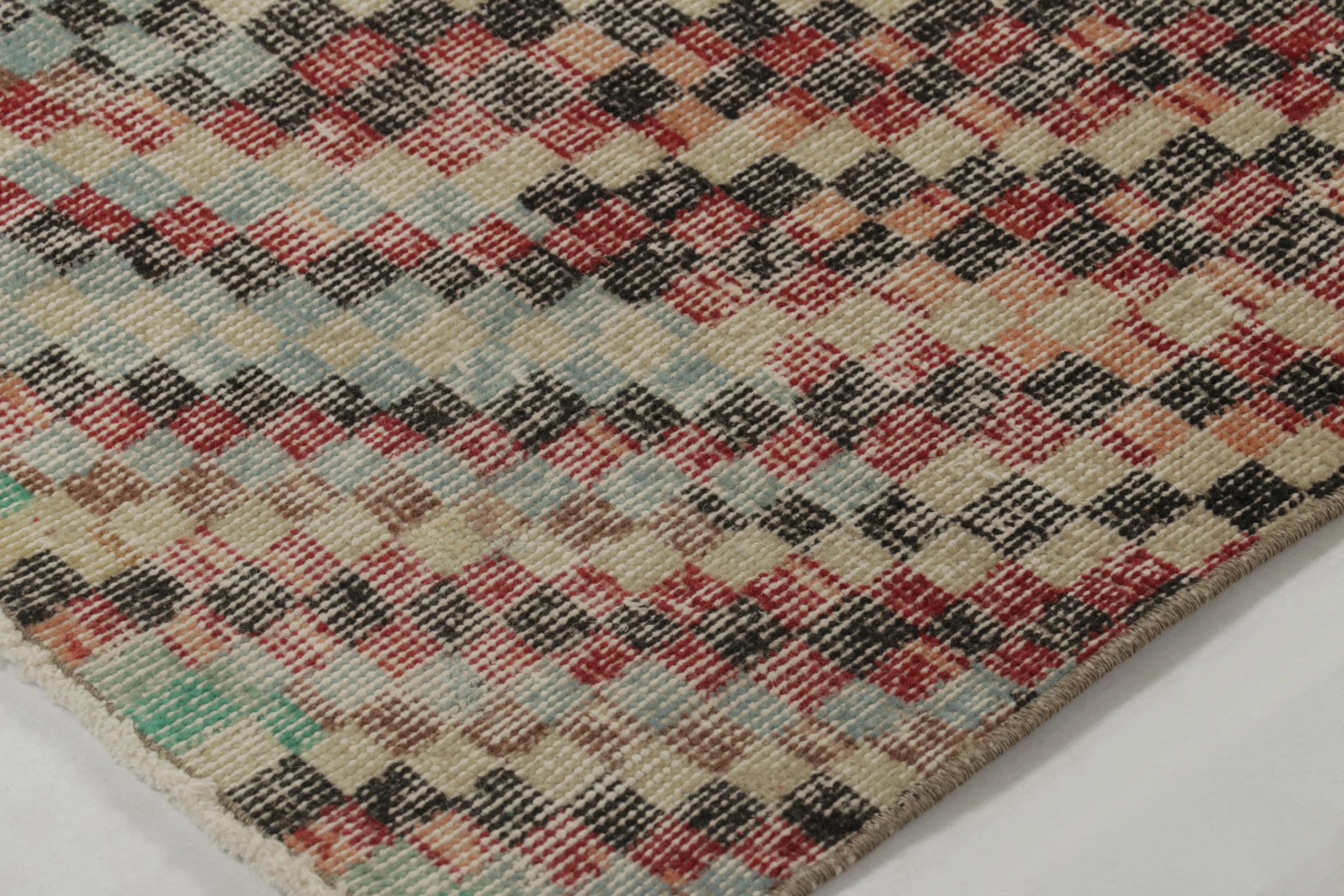 Vintage Turkish Distressed Rug