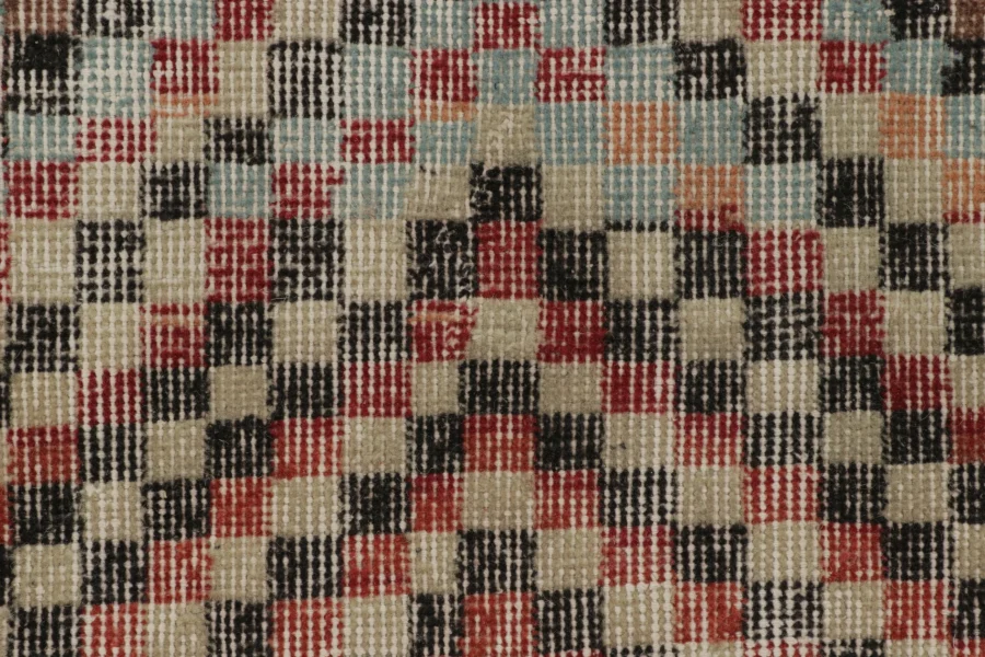 Vintage Turkish Distressed Rug
