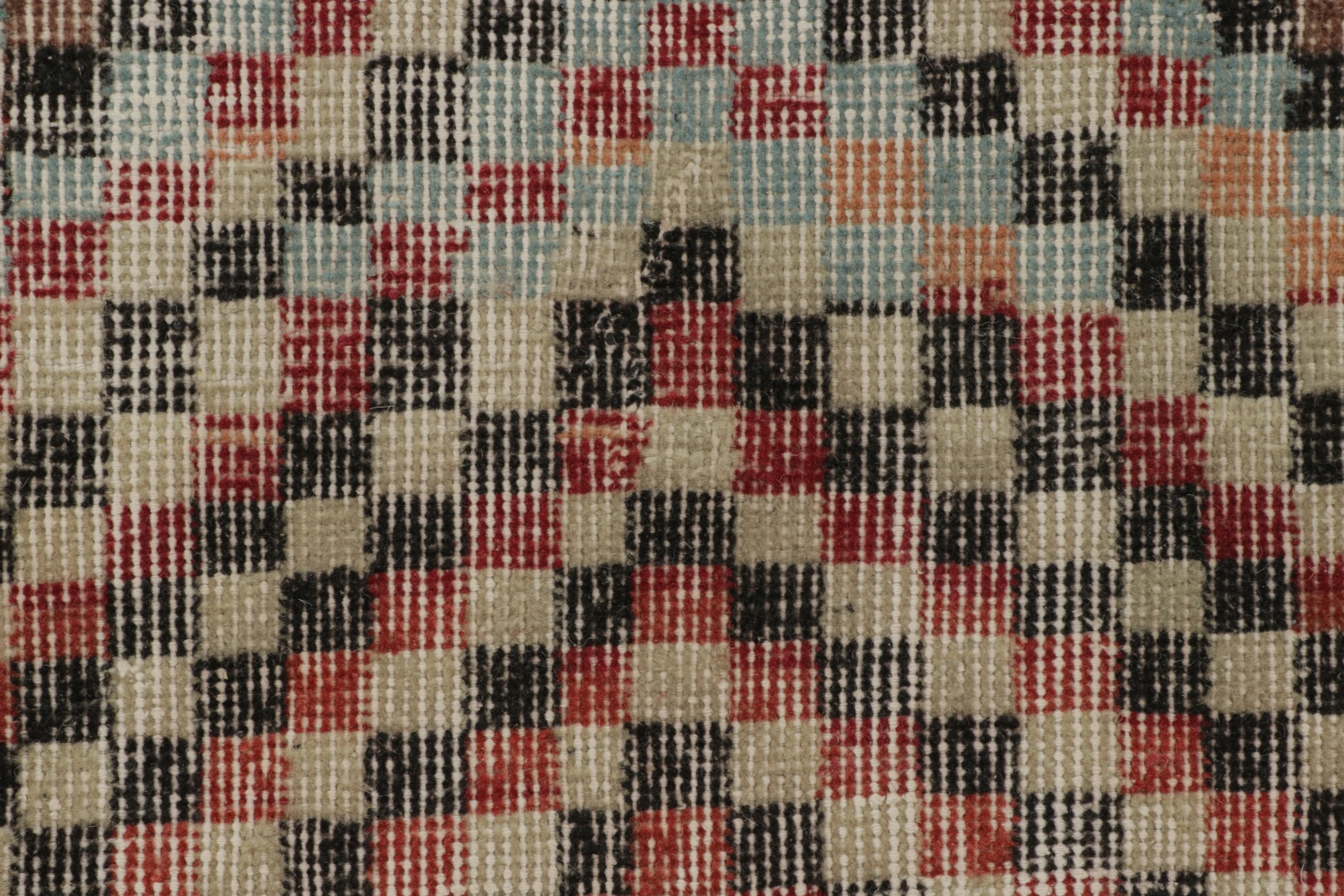 Vintage Turkish Distressed Rug