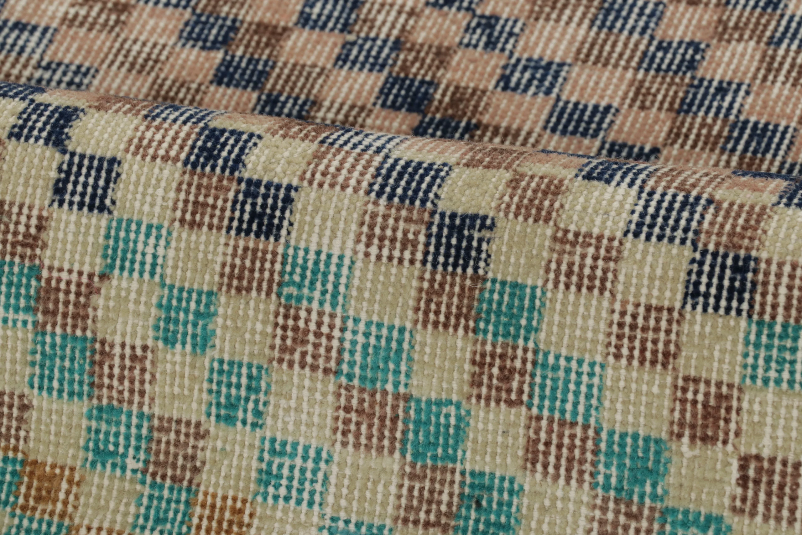 Vintage Turkish Distressed Rug