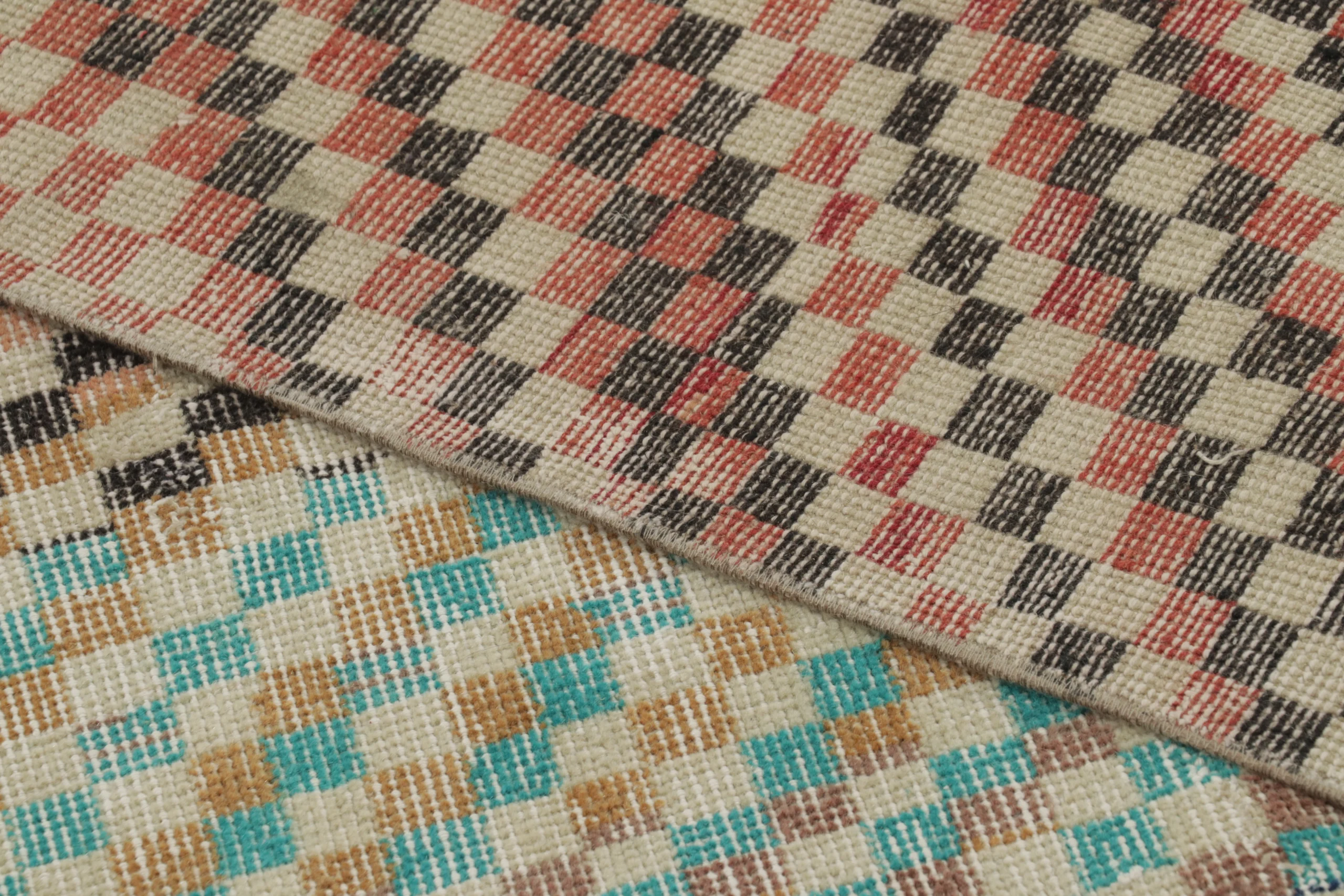 Vintage Turkish Distressed Rug
