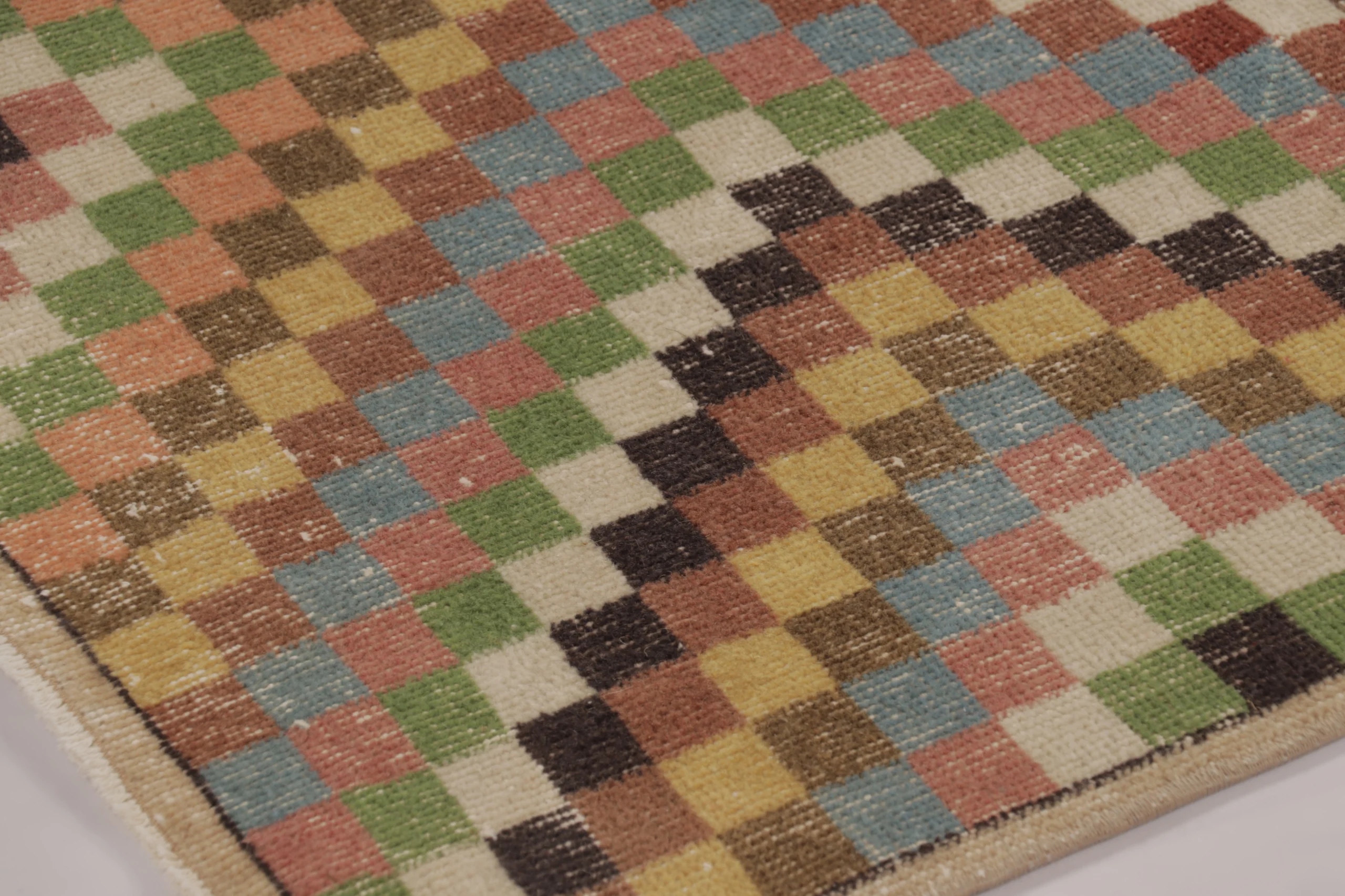 Vintage Turkish Distressed Rug
