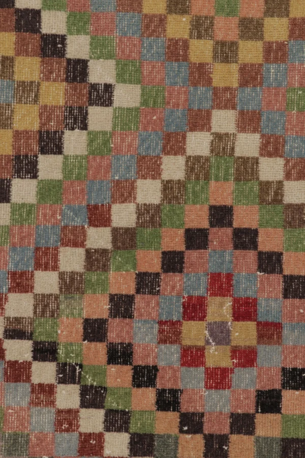 Vintage Turkish Distressed Rug