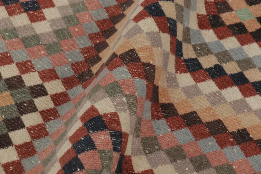 Vintage Turkish Distressed Rug