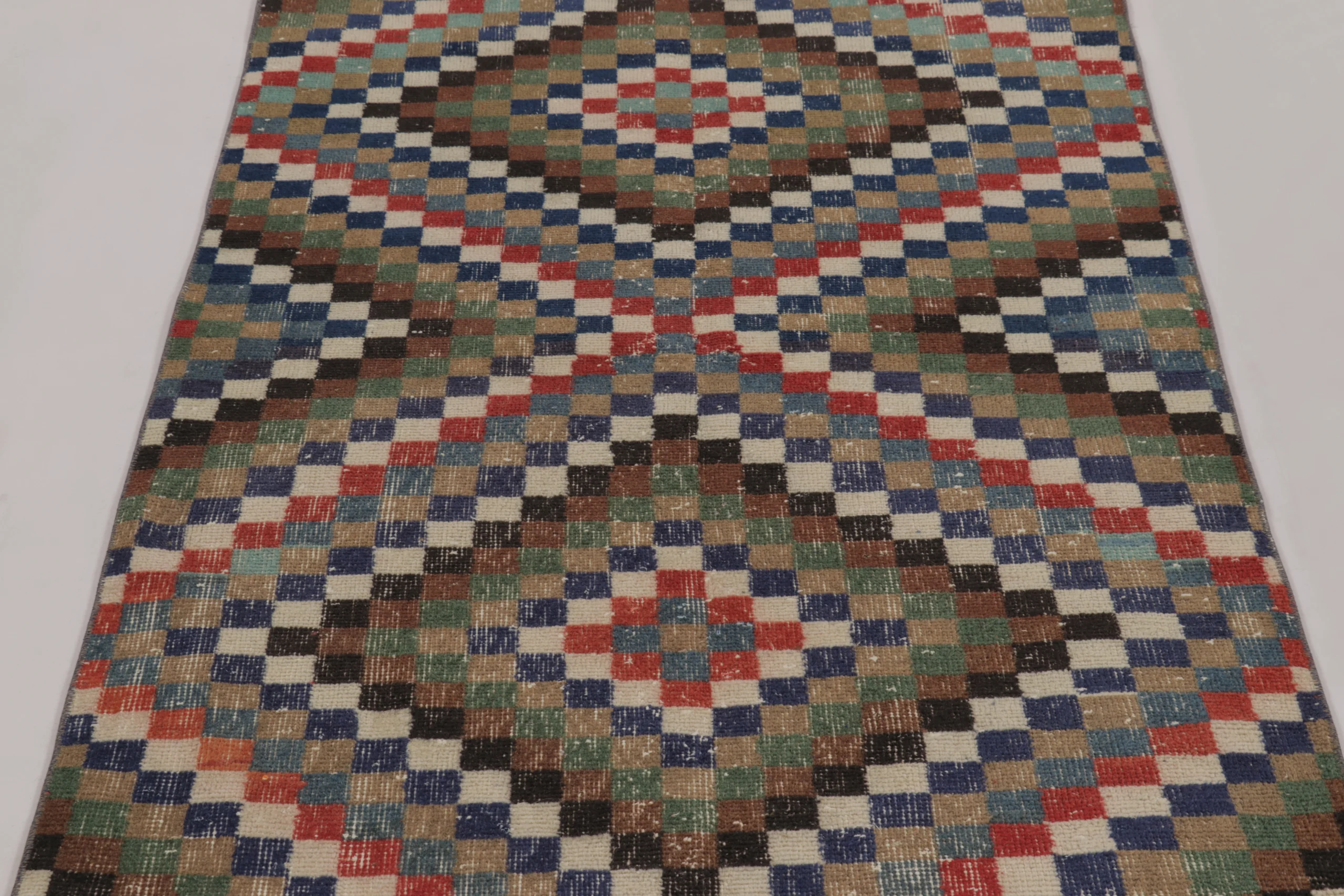 Vintage Turkish Distressed Rug