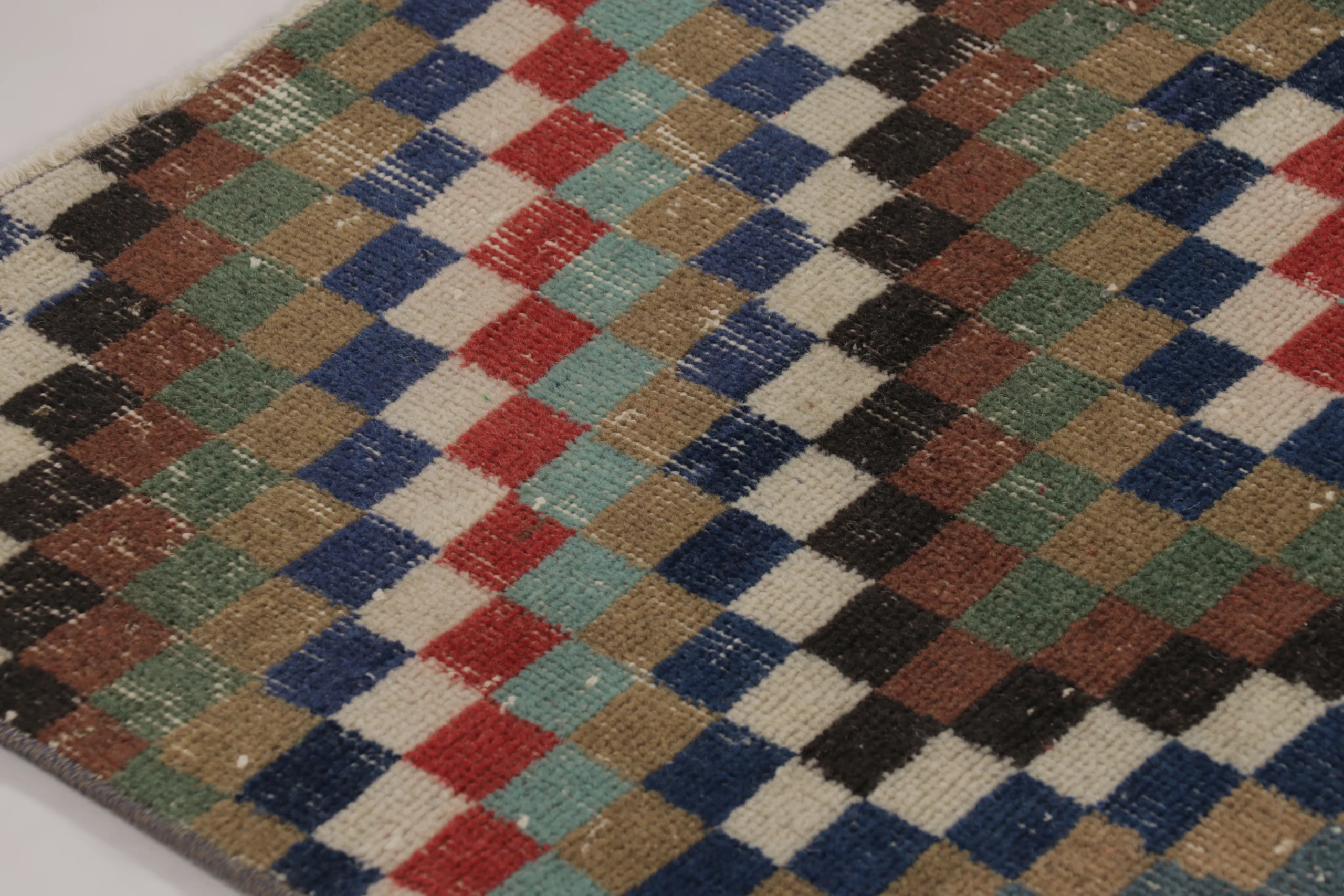 Vintage Turkish Distressed Rug