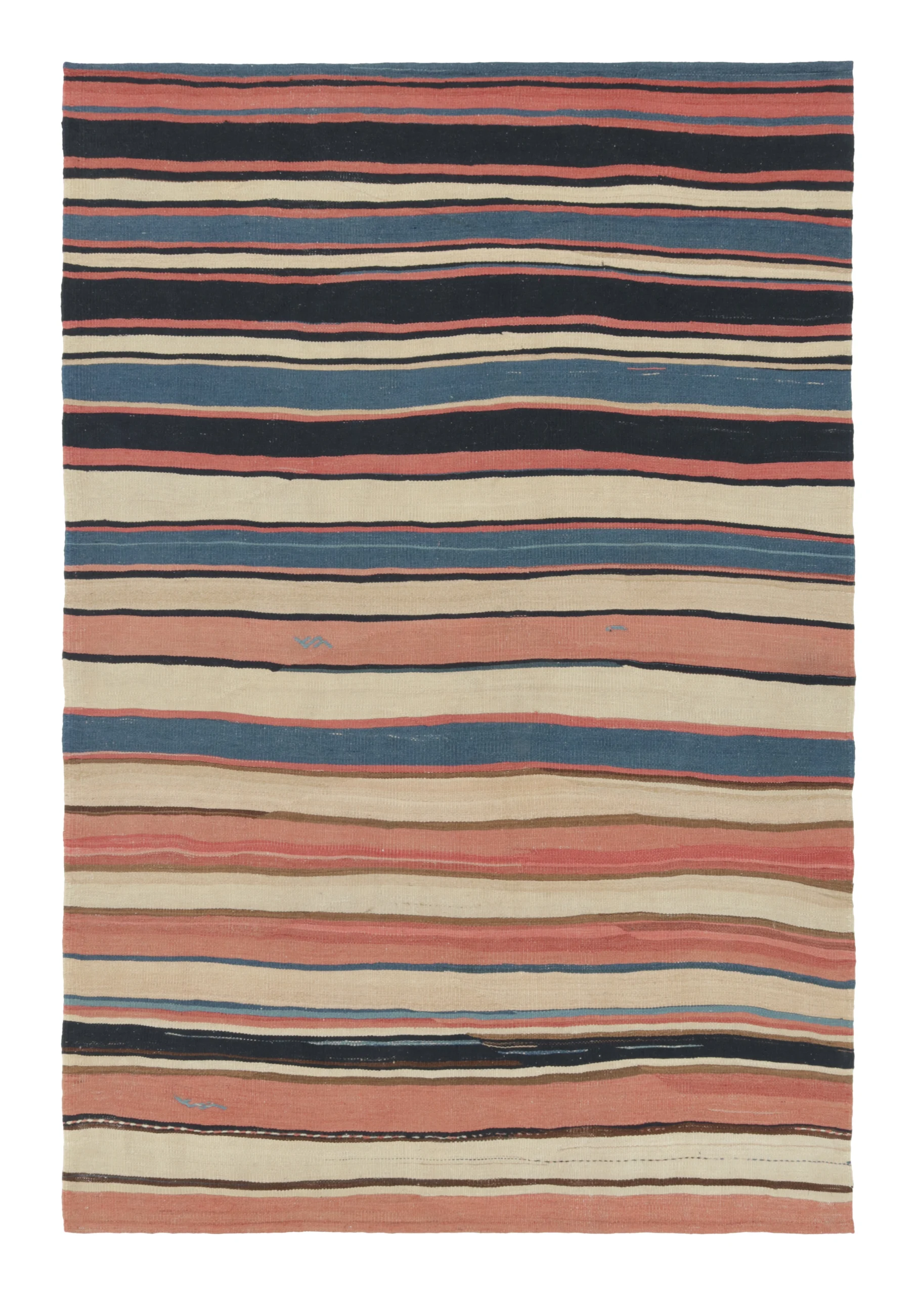 Vintage Persian Striped Kilim