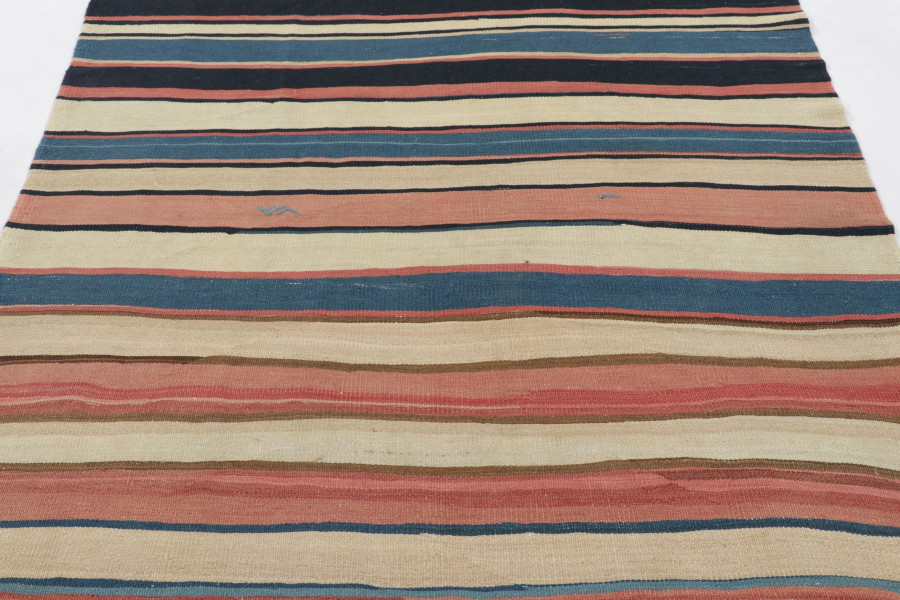 Vintage Persian Striped Kilim
