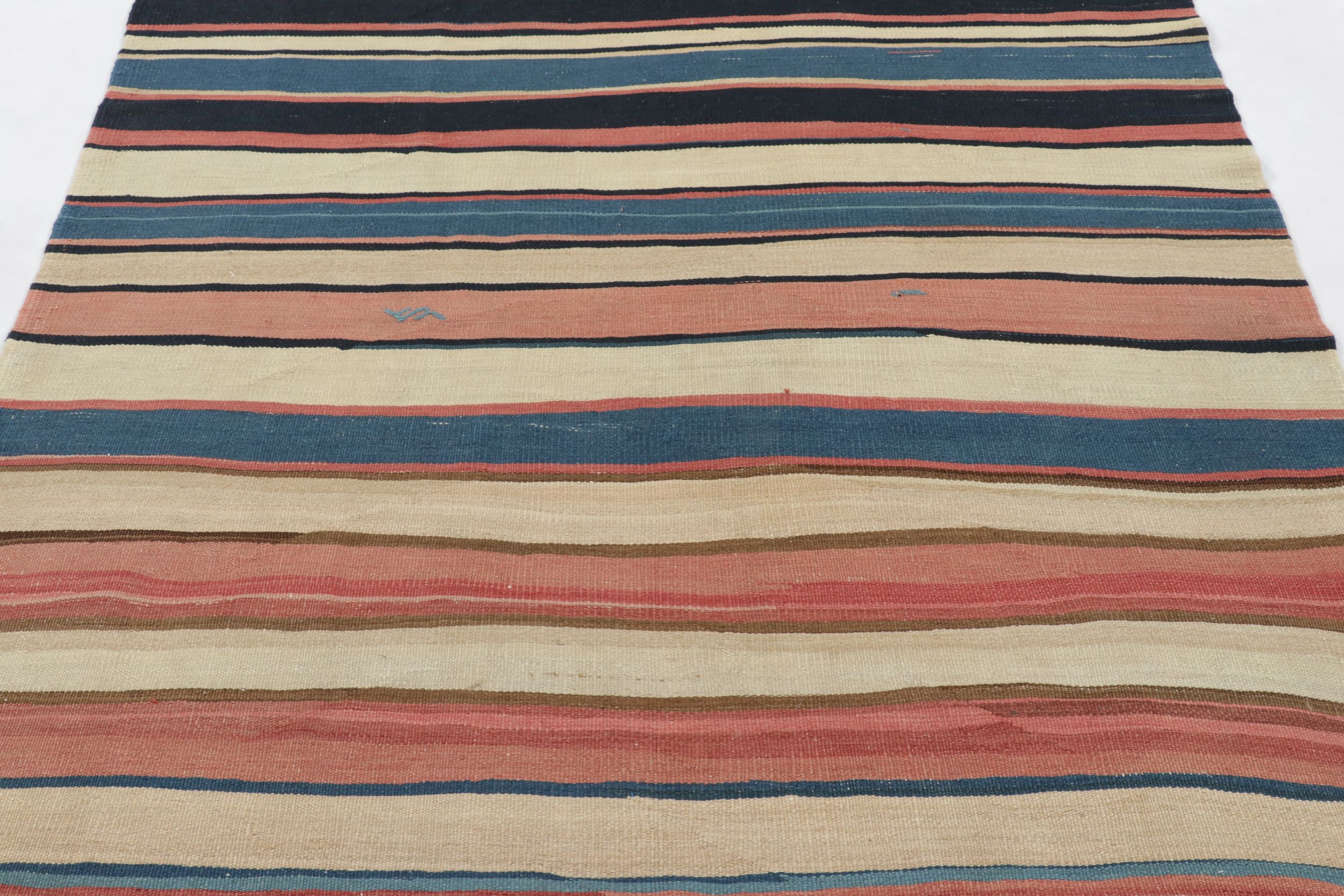 Vintage Persian Striped Kilim