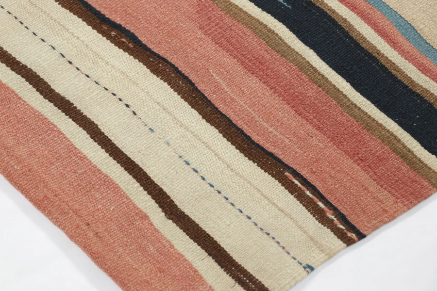 Vintage Persian Striped Kilim