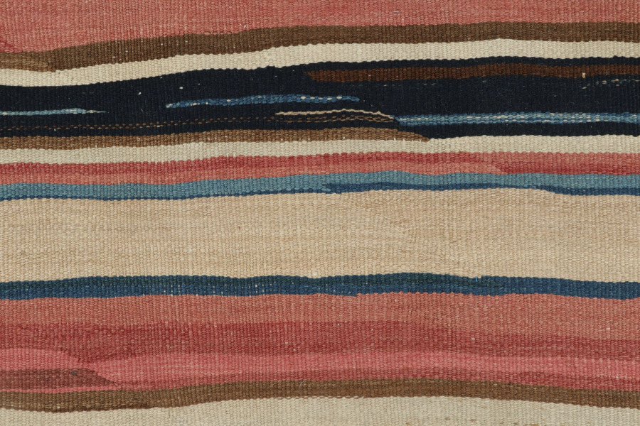 Vintage Persian Striped Kilim