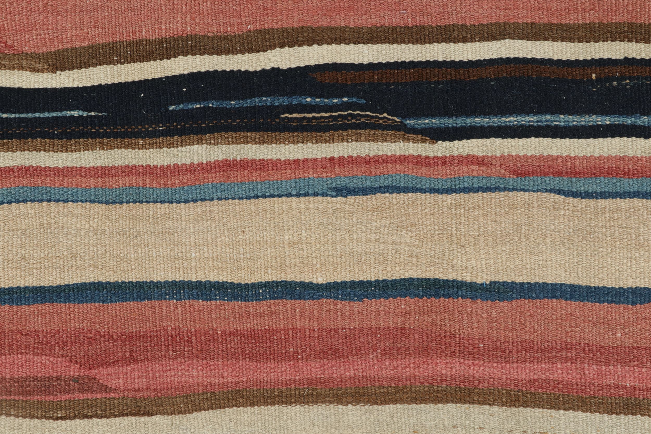 Vintage Persian Striped Kilim