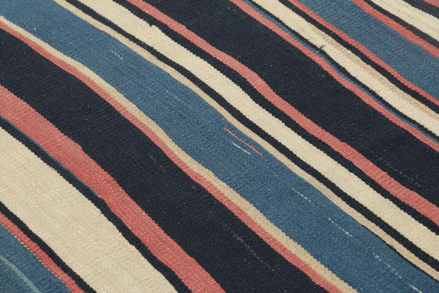 Vintage Persian Striped Kilim