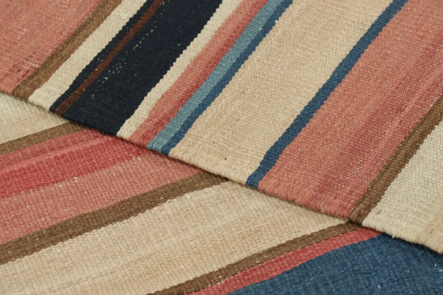 Vintage Persian Striped Kilim